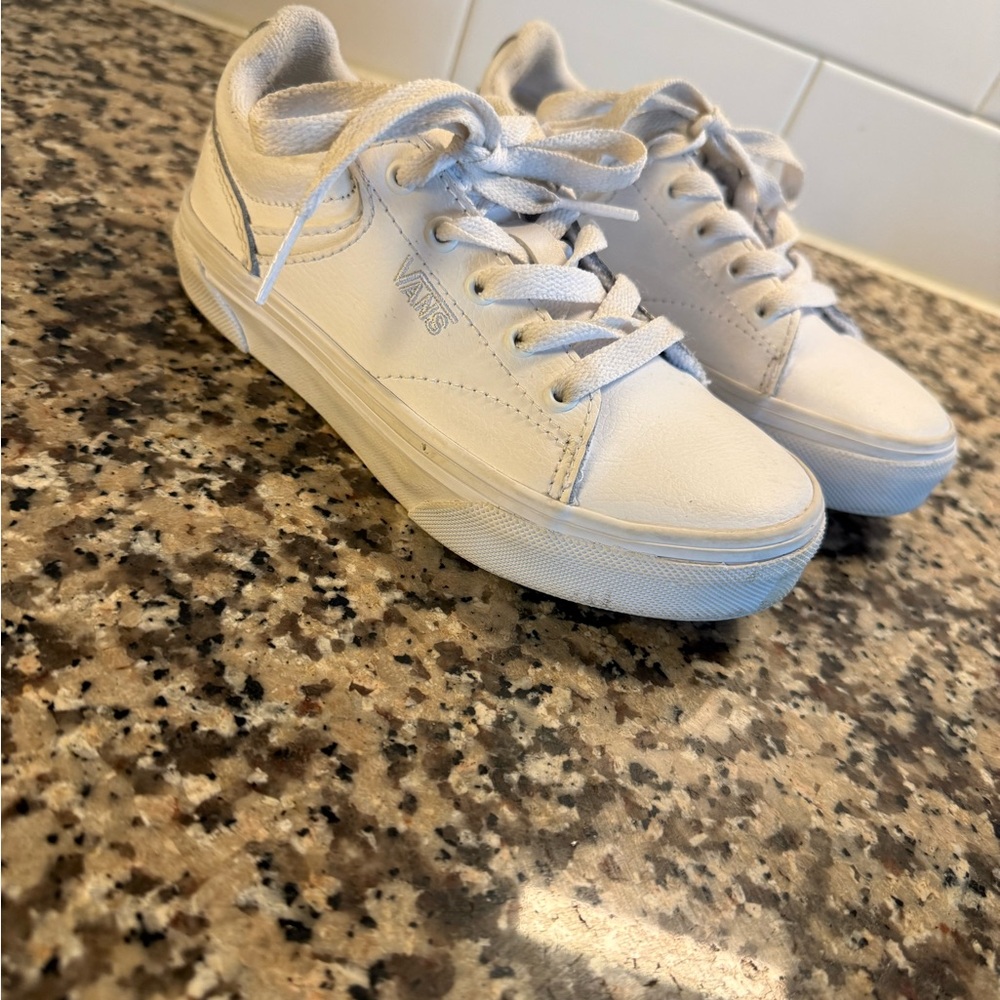 Vans All-White Low-Top Sneakers